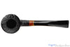 Blue Room Briars is proud to present this W. Ø. Larsen Double Black 83 Bent Sandblast Yachtsman with Brass Estate Pipe