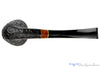 Blue Room Briars is proud to present this W. Ø. Larsen Double Black 83 Bent Sandblast Yachtsman with Brass Estate Pipe