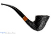 Blue Room Briars is proud to present this W. Ø. Larsen Double Black 83 Bent Sandblast Yachtsman with Brass Estate Pipe