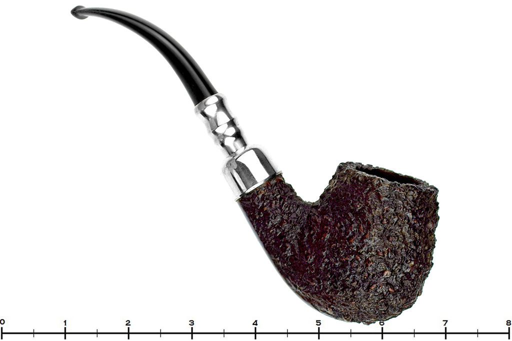 Blue Room Briars is proud to present this Ferndown Bark Bent Rusticated Billiard with Silver Spigot Estate Pipe