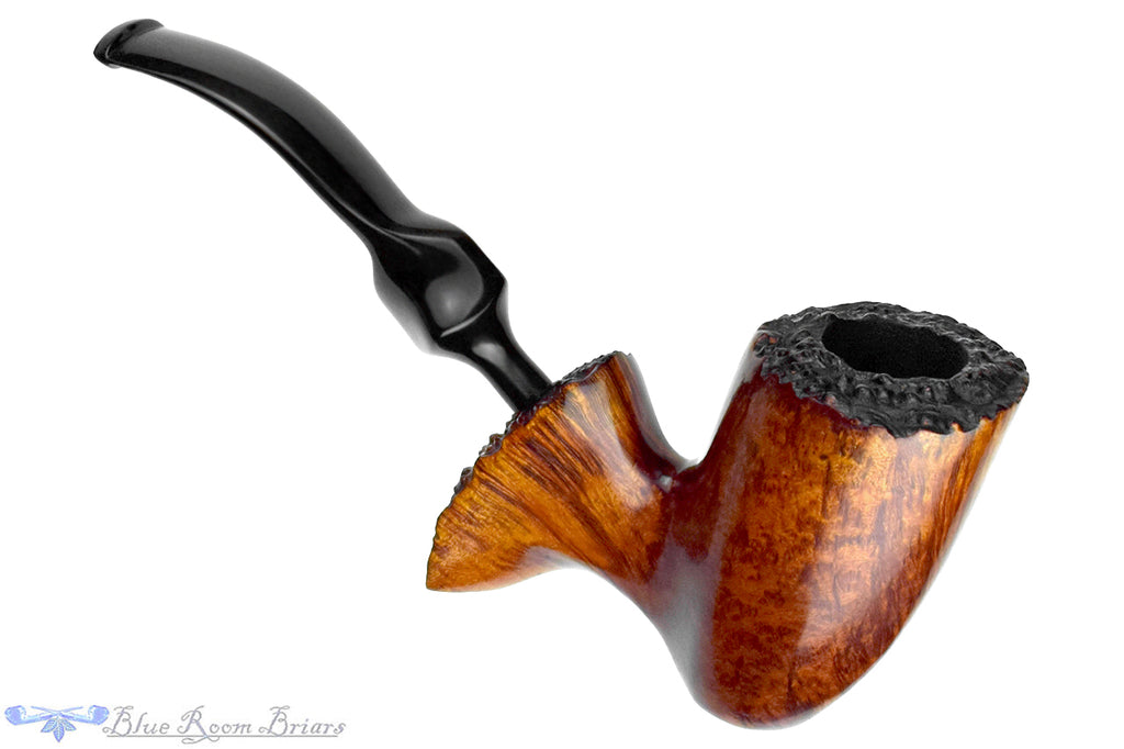 Jonas Design Handmade Bent Freehand Sitter with Plateaux Estate Pipe
