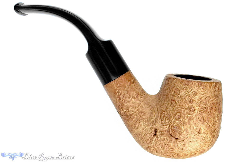 Bones (Chris Morgan) Natural Sandblast Bent Billiard