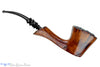 Blue Room Briars is proud to present this Karl Erik Handmade Bent Spot Carved Freehand with Plateaux Estate Pipe