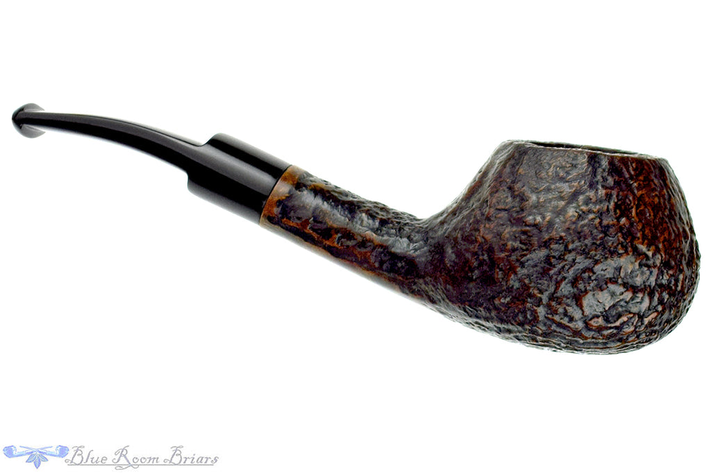 Blue Room Briars is proud to present this Charatan 651X Bent Sandblast Tomato Estate Pipe