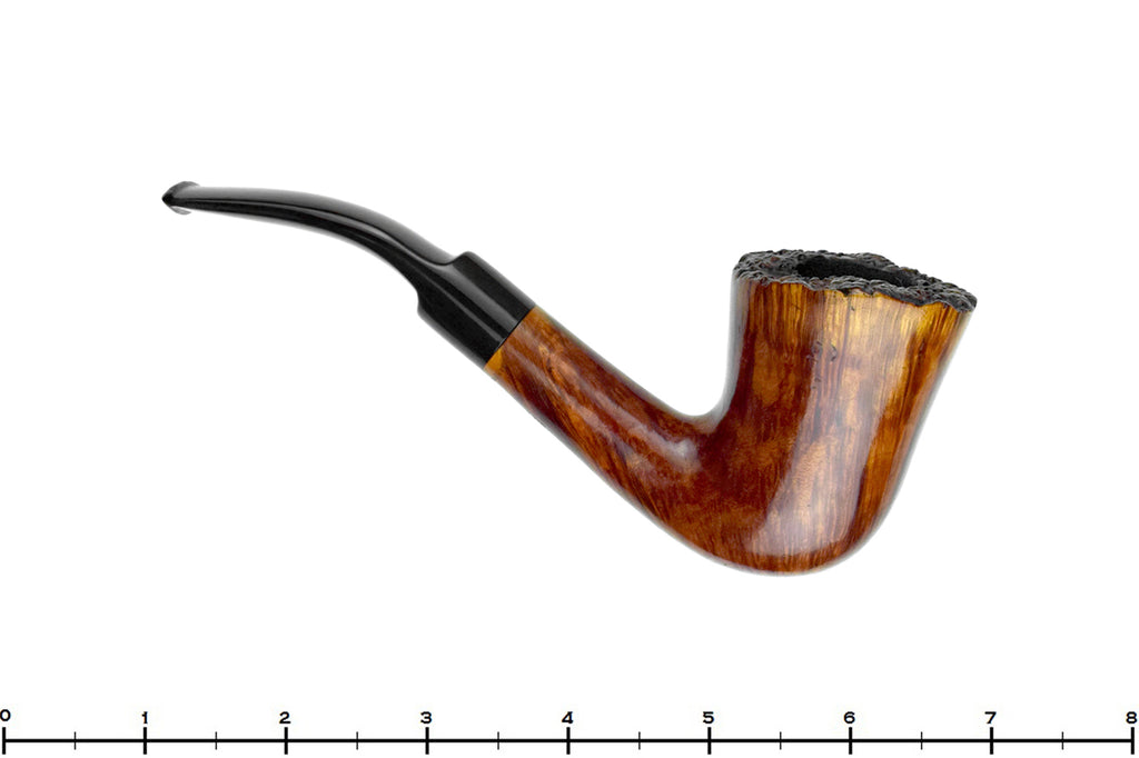 Blue Room Briars is proud to present this Clairmont Handmade Bent Dublin Freehand with Plateau Estate Pipe