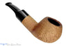 Bones (Chris Morgan) Natural Bent Sandblast Apple Estate Pipe