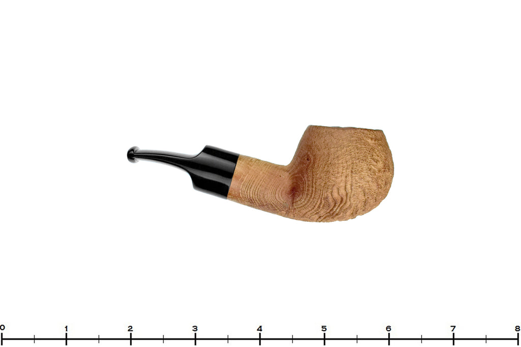 Bones (Chris Morgan) Natural Bent Sandblast Apple Estate Pipe