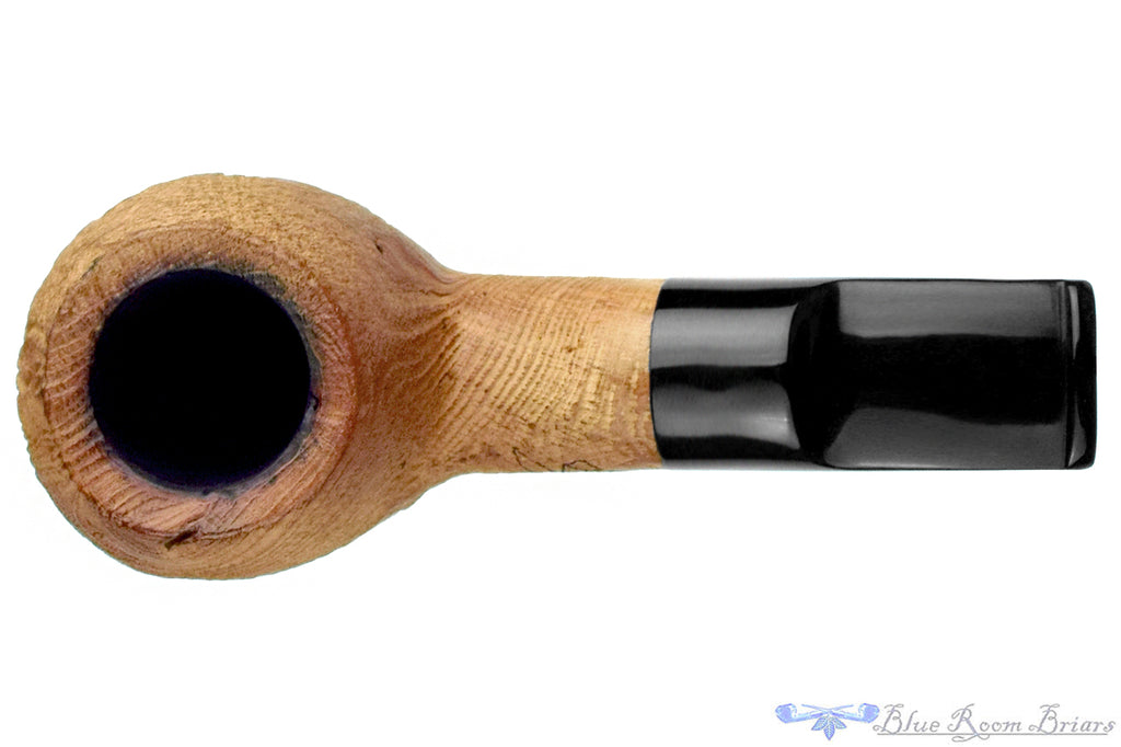 Bones (Chris Morgan) Natural Bent Sandblast Apple Estate Pipe