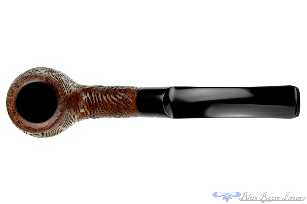 Blue Room Briars is proud to present this Sasieni Rustic Four Dot Bent Billiard Estate Pipe