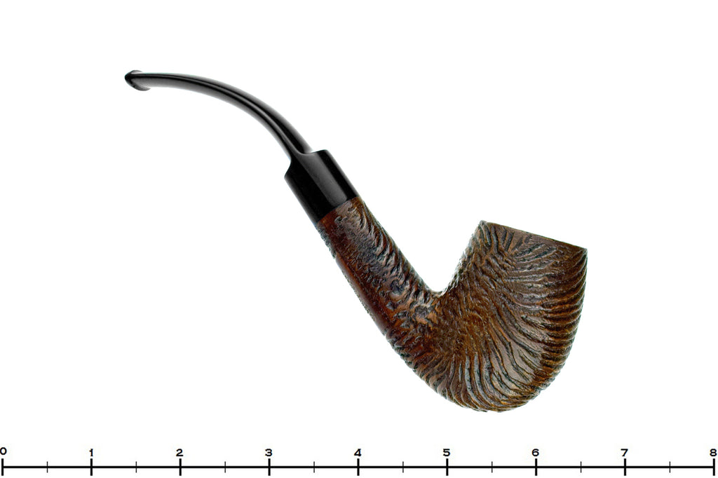 Blue Room Briars is proud to present this Sasieni Rustic Four Dot Bent Billiard Estate Pipe