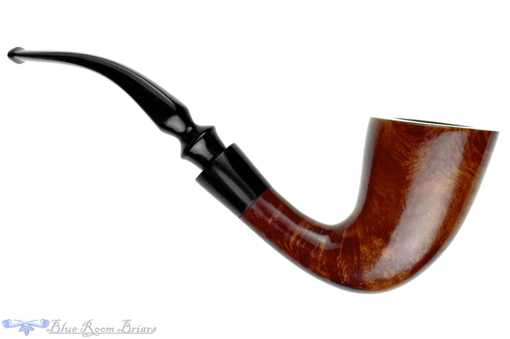 Blue Room Briars is proud to present this 221B Baker Street Bent Calabash with Estate Pipe