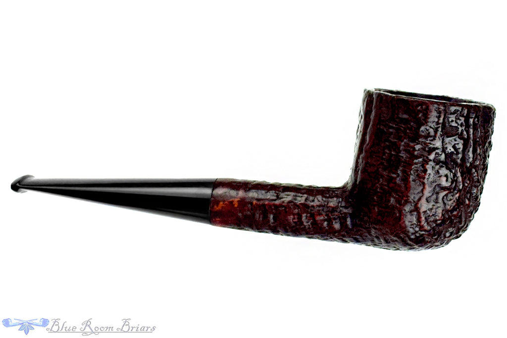 Blue Room Briar is proud to present this Dunhill Shell Briar R (1966 make) Sandblast Pot Sitter Estate Pipe