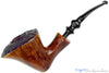 Blue Room Briars is proud to present this Ben Wade Ambassador Deluxe Bent Freehand with Plateau Estate Pipe