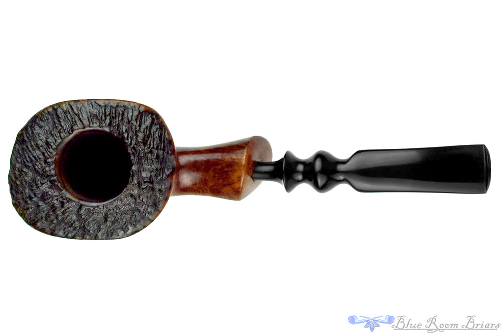 Blue Room Briars is proud to present this Ben Wade Ambassador Deluxe Bent Freehand with Plateau Estate Pipe