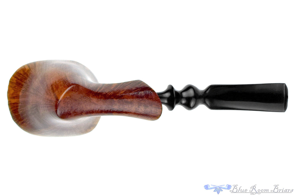 Blue Room Briars is proud to present this Ben Wade Ambassador Deluxe Bent Freehand with Plateau Estate Pipe