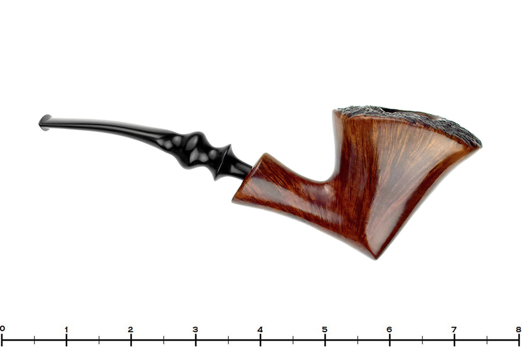 Blue Room Briars is proud to present this Ben Wade Ambassador Deluxe Bent Freehand with Plateau Estate Pipe