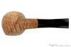 Blue Room Briar is proud to present this Bones (Chris Morgan) Bent Natural Sandblast Elephant's Foot Estate Pipe