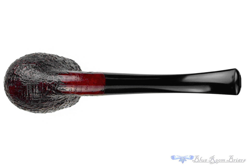 Larsen Super 84 Bent Sandblast Peewit Egg Estate Pipe