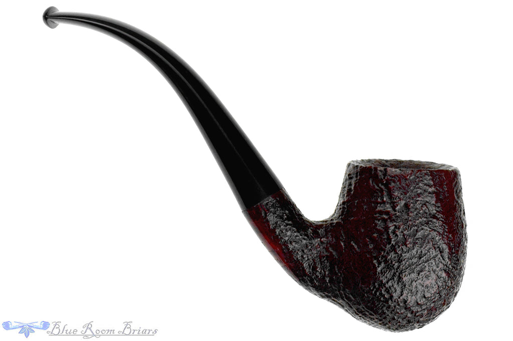 Larsen Super 84 Bent Sandblast Peewit Egg Estate Pipe