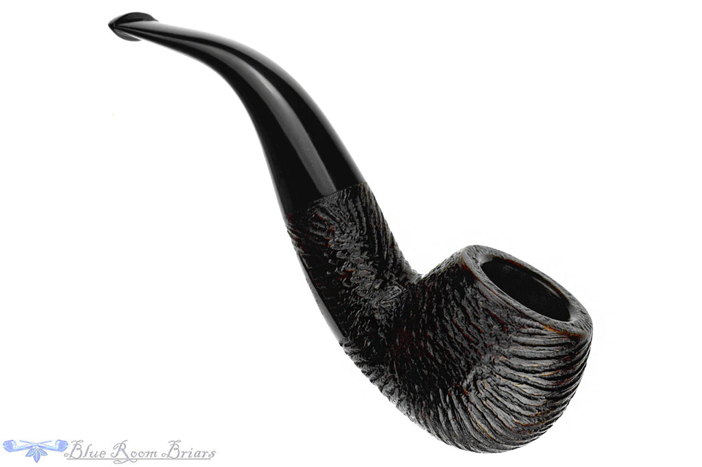 Blue Room Briars is proud to preset this Sasieni Four Dot Rustic Ashford Bent Apple Estate Pipe