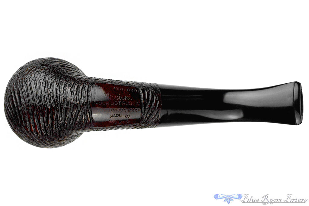 Blue Room Briars is proud to preset this Sasieni Four Dot Rustic Ashford Bent Apple Estate Pipe