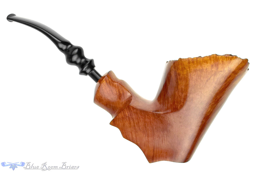 Blue Room Briars is proud to present this Ben Wade Hand Model 200 Large Bent Freehand with Plateau Estate Pipe