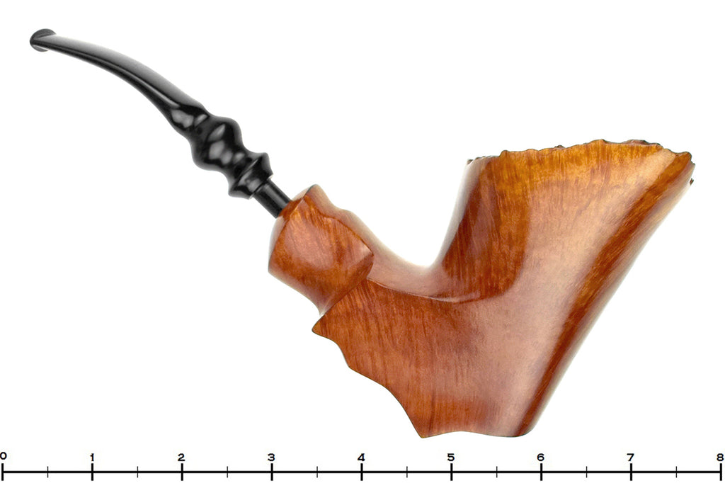 Blue Room Briars is proud to present this Ben Wade Hand Model 200 Large Bent Freehand with Plateau Estate Pipe
