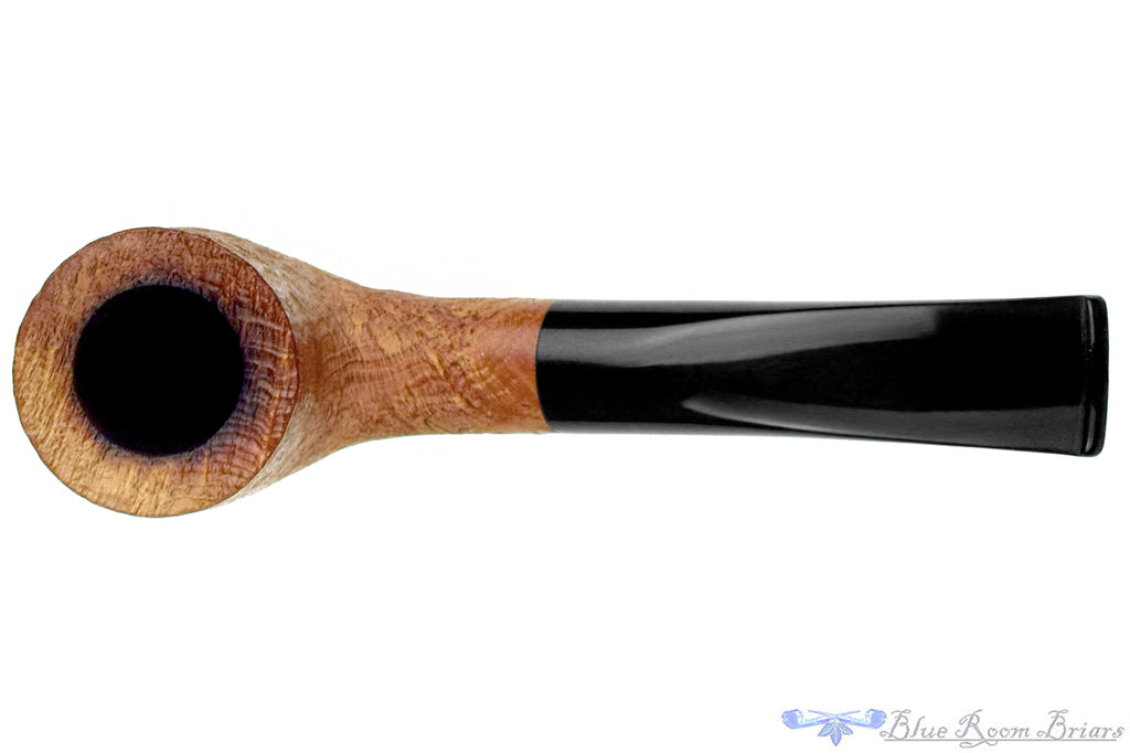 Blue Room Briar is proud to present this Bones (Chris Morgan) Natural Bent Sandblast Billiard Estate Pipe