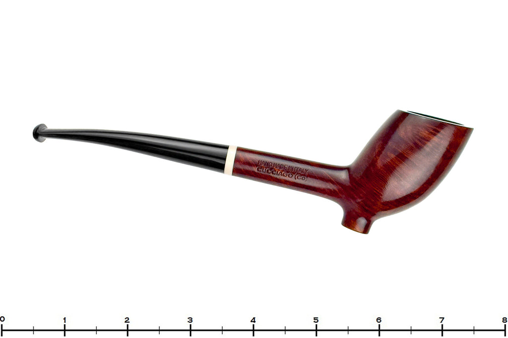 Blue Room Briars is proud to present this Caminetto Red Briar Cutty Estate Pipe with BRB Replacement Stem