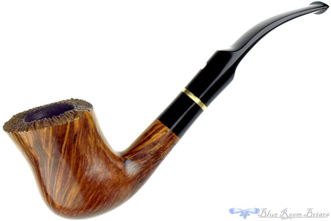 Willbo 77 Bent Sandblast Dublin with Oval Shank Estate Pipe