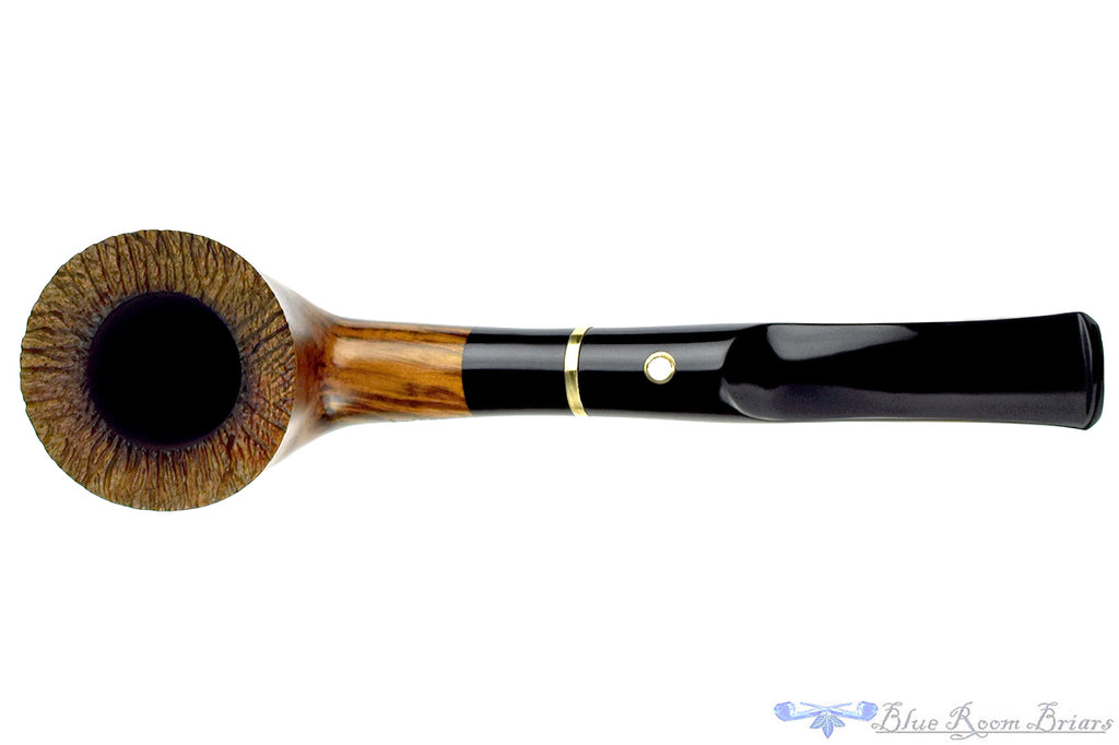 Blue Room Briars is proud to present this Mauro Armellini Europa Bent Freehand with Acrylic and Brass Estate Pipe