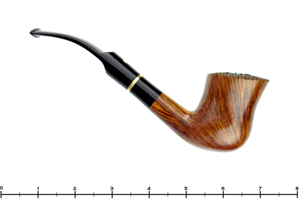 Blue Room Briars is proud to present this Mauro Armellini Europa Bent Freehand with Acrylic and Brass Estate Pipe