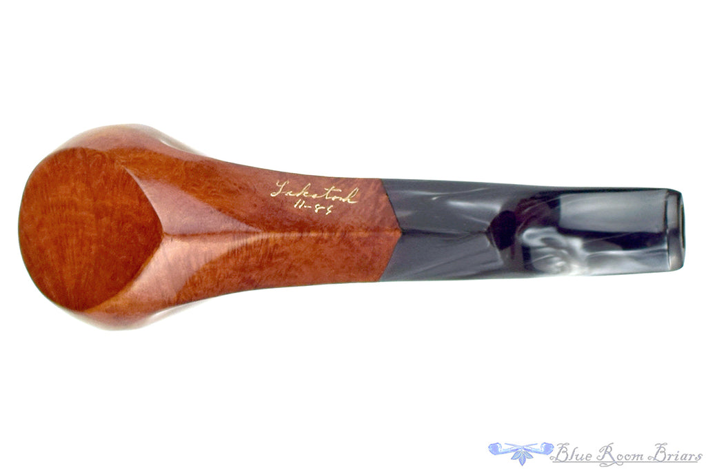 Blue Room Briars is proud to present this John Lakatosh (1985 Make) Bent Brandy Sitter with Diamond Shank Estate Pipe