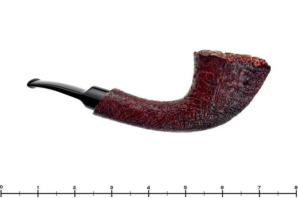 Sloth 1/4 Bent Sandblast Freehand with Plataeux UNSMOKED Estate Pipe