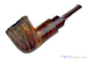 Blue Room Briars is proud to present this Joshua Ronish (2016 Make) Spot Carved Reverse Calabash with Brindle and Plateau Estate Pipe