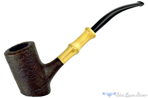 Willbo 77 Bent Sandblast Dublin with Oval Shank Estate Pipe