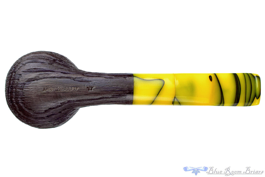 Blue Room Briar is proud to present this Don Warren Sandblast Morta Bullcap (2017 Make) with Acrylic Estate Pipe