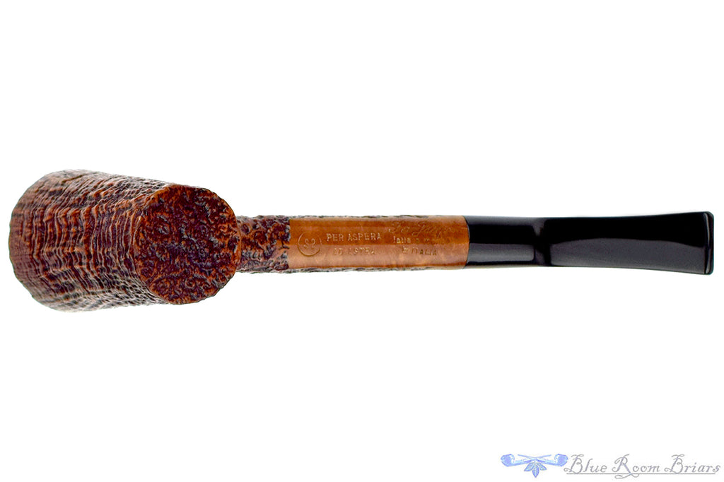 Blue Room Briars is proud to present this Ser Jacopo S2 Contrast Blast Cherrywood with Plateau Estate Pipe