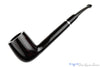 Blue Room Briars is proud to present this Savinelli Loirée 812 Bent Lumberman (6mm Filter) with Nickel Estate Pipe