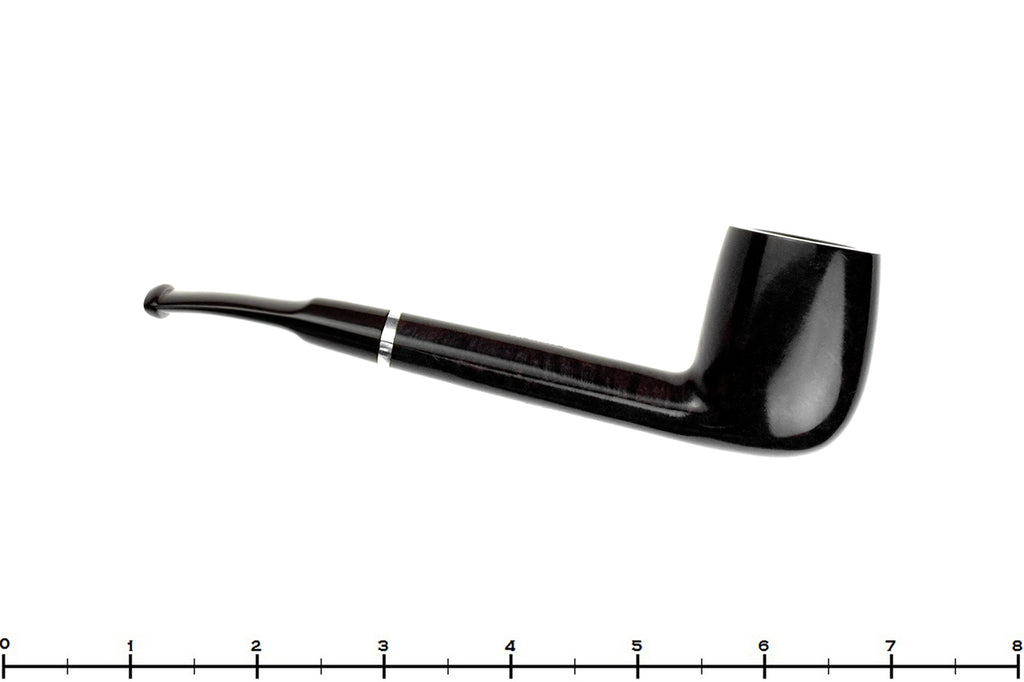 Blue Room Briars is proud to present this Savinelli Loirée 812 Bent Lumberman (6mm Filter) with Nickel Estate Pipe