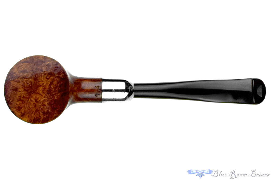 Blue Room Briars is proud to present this Chacom Army 154 Bent Poker with Silver and Military Mount Estate Pipe