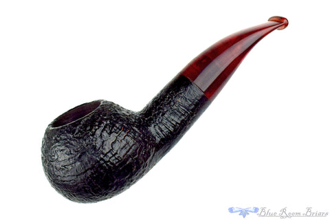 GBD Prehistoric 1960 Bent Oval Shank Apple with Nickel Repair Band and Perspex