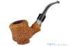 Blue Room Briars is proud to present this Ser Jacopo Spongia Bent Carved Picta Magritte with Silver Estate Pipe