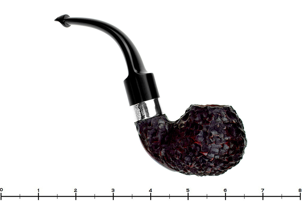 Blue Room Briars is proud to present this Peterson Sherlock Holmes Rusticated Lestrade with Silver and P-Lip Estate Pipe