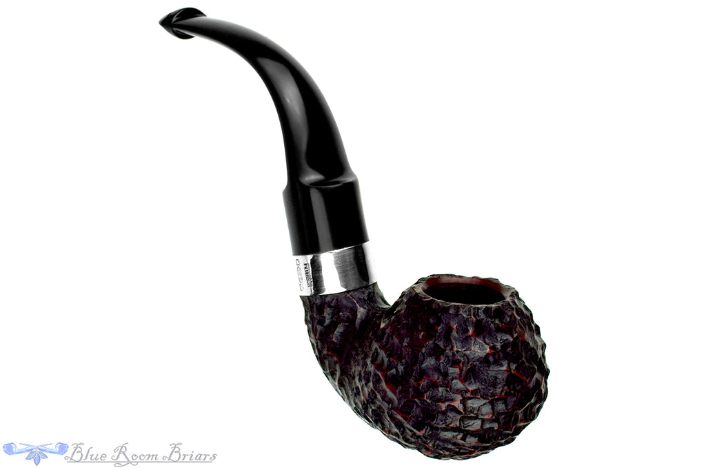 Blue Room Briars is proud to present this Peterson Sherlock Holmes Rusticated Lestrade with Silver and P-Lip Estate Pipe