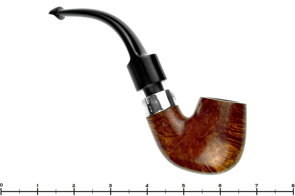 Blue Room Briars is proud to present this Peterson Deluxe 11s Bent Billiard with Silver and P-Lip Estate Pipe