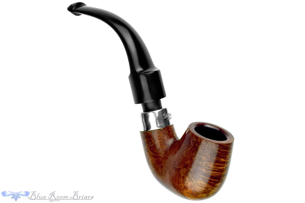 Blue Room Briars is proud to present this Peterson Deluxe 11s Bent Billiard with Silver and P-Lip Estate Pipe