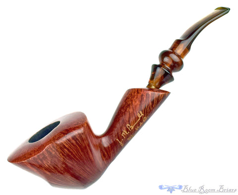 J.M. Boswell (1999 Make) Magnum Bent Apple with Plateau UNSMOKED Estate Pipe