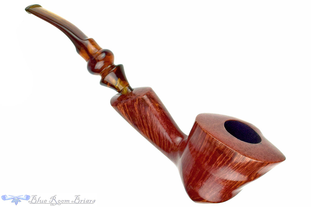 Blue Room Briars is proud to present this J.M. Boswell (1996 Make) Bent Freehand UNSMOKED Estate Pipe
