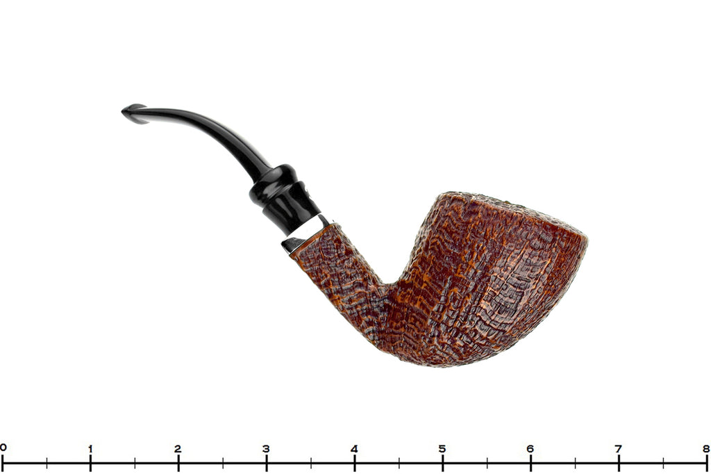 Blue Room Briars is proud to present this Il Ceppo 7 Bent Contrast Blast Dublin with Silver Estate Pipe